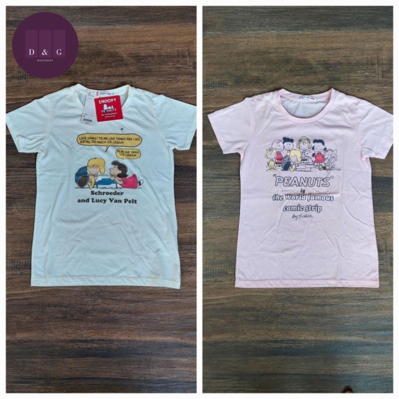 KAOS WANITA SNOOPY UNI-QL0 H0NGK0NG ORI NEWLD88 P63