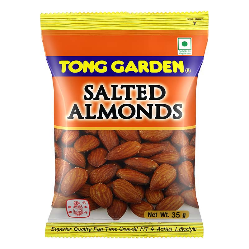 

TONG GARDEN Kacang Salted Almonds 35 g