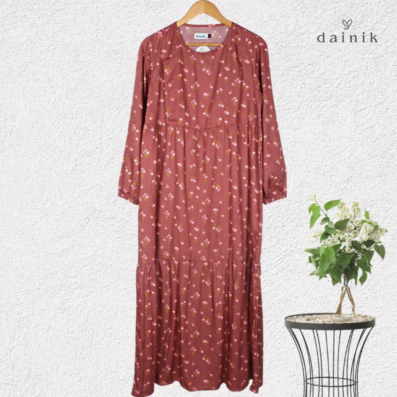 DAINIK Lady Daster Nightgown Dress Menyusui