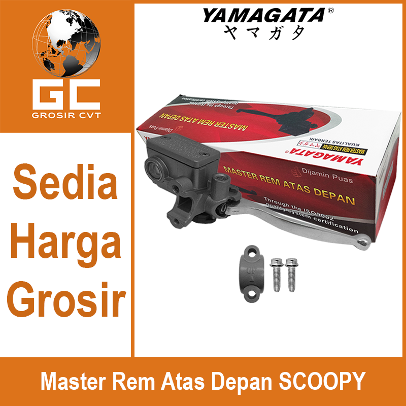 Master rem kanan assy Honda Scoopy Beat Vario Karbu Fi 110 Hitam Yamagata