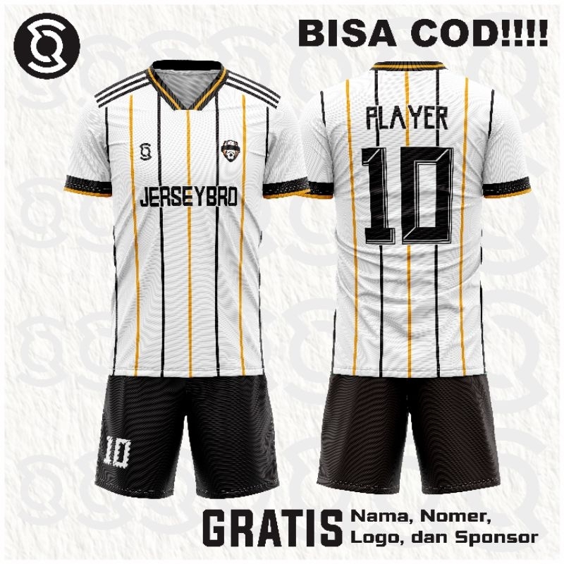 Jersey Baju Futsal dan Sepakbola Custom Satuan Full Printing