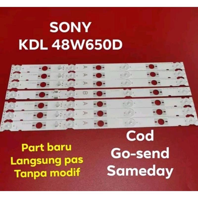 LAMPU LED BACKLIGHT SONY KDL48W650 KDL-48W650D 48W650