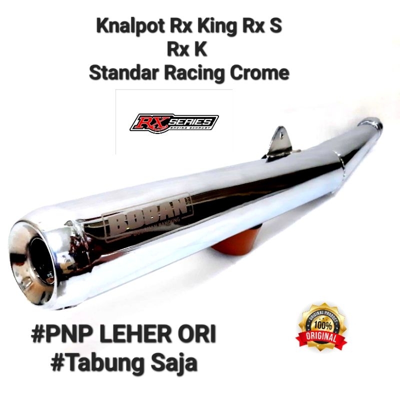 Knalpot Rx King Boban Nuklir Crome