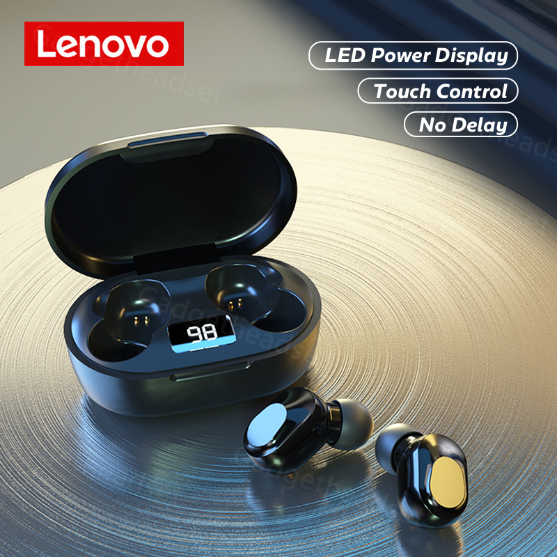 100% Ori Lenovo XT91 TWS Earphone Heatset Bluetooth 5.0 Mini Earbuds Noise Reduction Mendukung Android/IOS