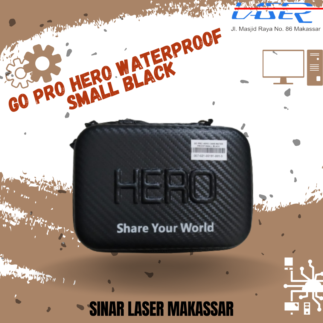 CASE GO PRO HERO WATERPROOF SMALL BLACK / CASE GO PRO ANTI AIR