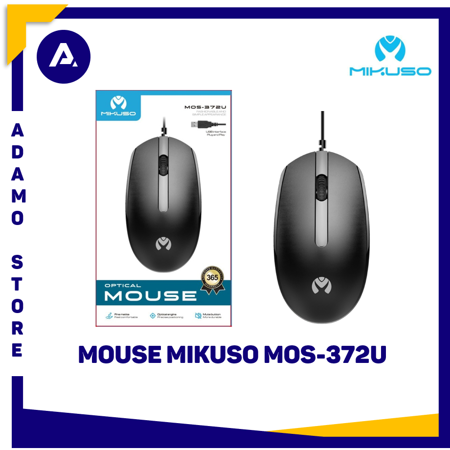 Mikuso MOS-372U Mouse USB Optical Mouse 1200 dpi