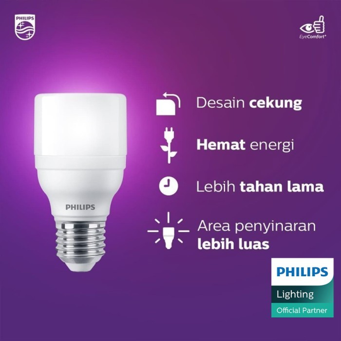 Philips Lampu Led Bright 11 Watt Paket Beli 2 Gratis 1 Putih 11W