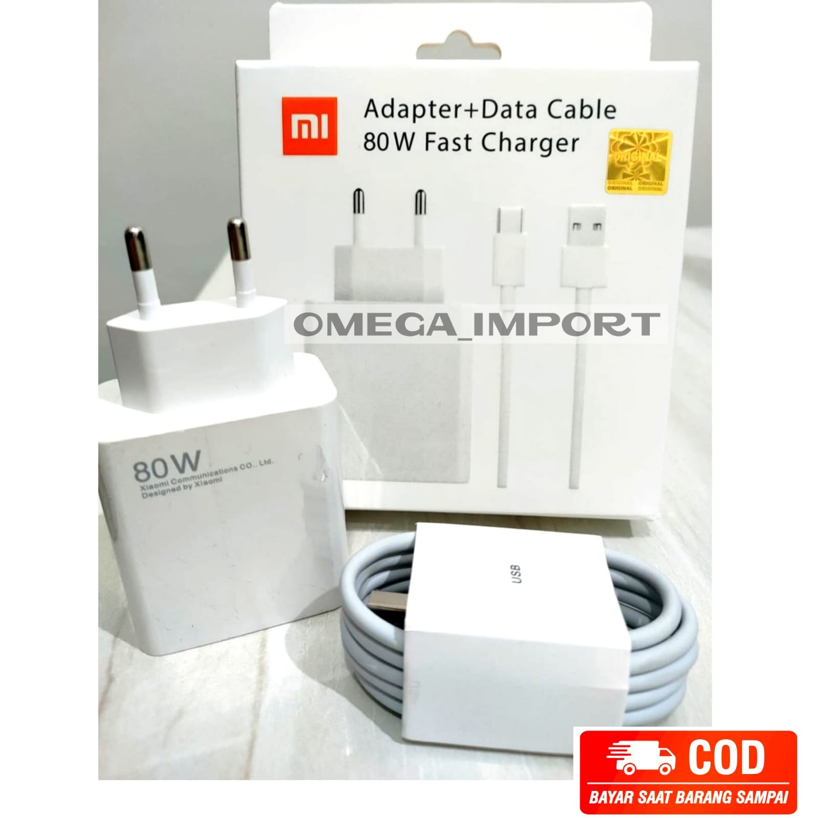 (OM) TC CHARGER XIAOMI 80W ORI 100% TURBO CHARGE | FAST CHARGING | CABLE DATA TYPE C⚡⚡️