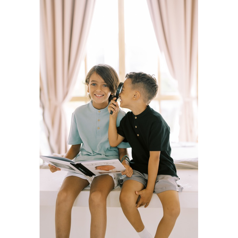 DINOANDBUNNY - BOBBY TOP Bohopanna - Baju Polo Anak Laki-Laki