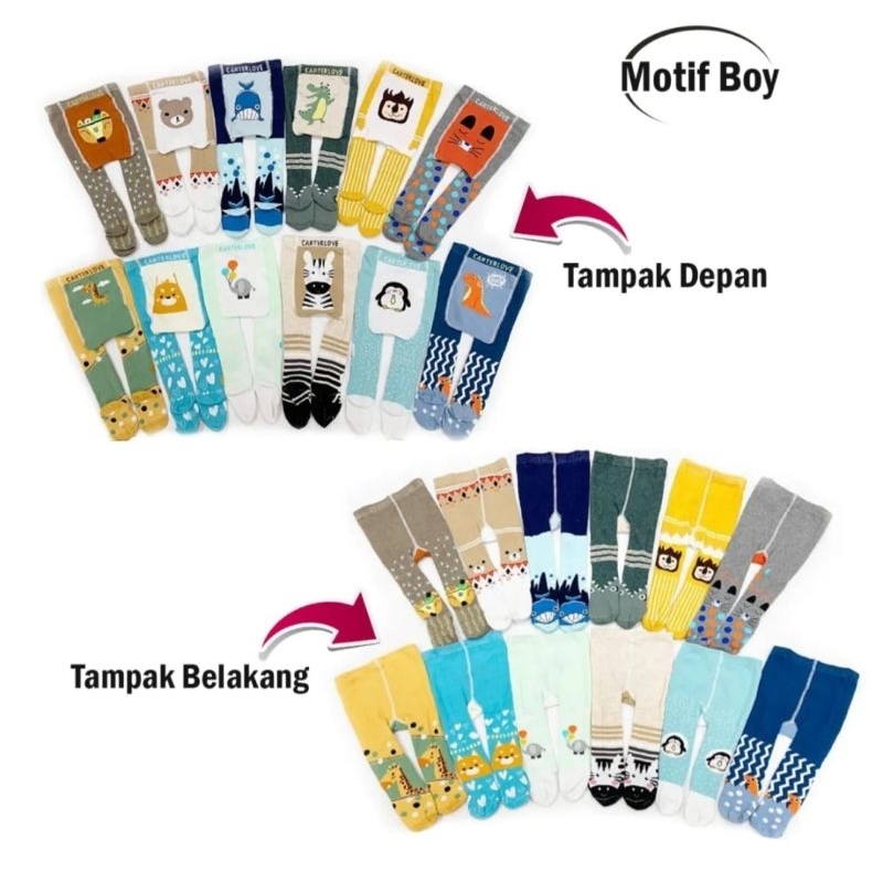 LEGGING TUTUP KAKI MOTIF KARTUN CARTER LOVE