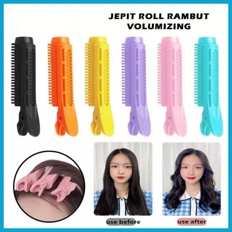 Klip Rambut Korea / Roll Rambut / Alat Gulung Roll Poni / Alat Keriting Gelombang Rambut Curly Pengeriting Rambut Termurah Rol Rambut