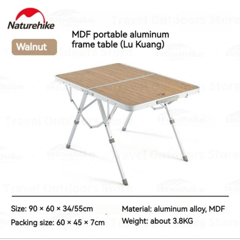 MEJA LIPAT NATUREHIKE CNH22JU055 / MEJA LIPAT CAMPING PORTABLE