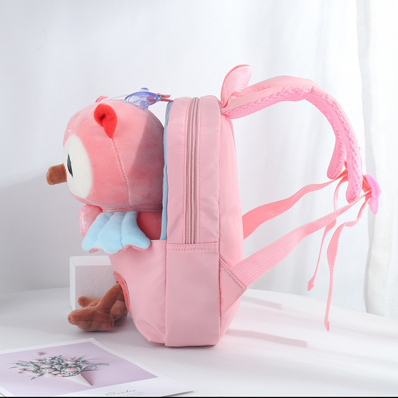 Naomi - NEW Kawai Kids Backpacks - Crab Owl Cute Bag - Tas Boneka Anak - Tas Ransel Anak Paud TK Lucu - tas anak premium lembut halus