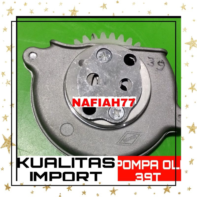 POMPA OLI 39 T VIAR KAISAR SPARE PARTS MOTOR RODA TIGA DLL