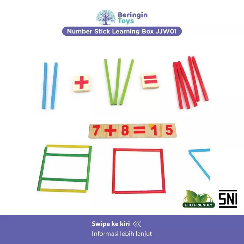 BT JJW01 Number Stick Learning Box - mathematical intelligence stick