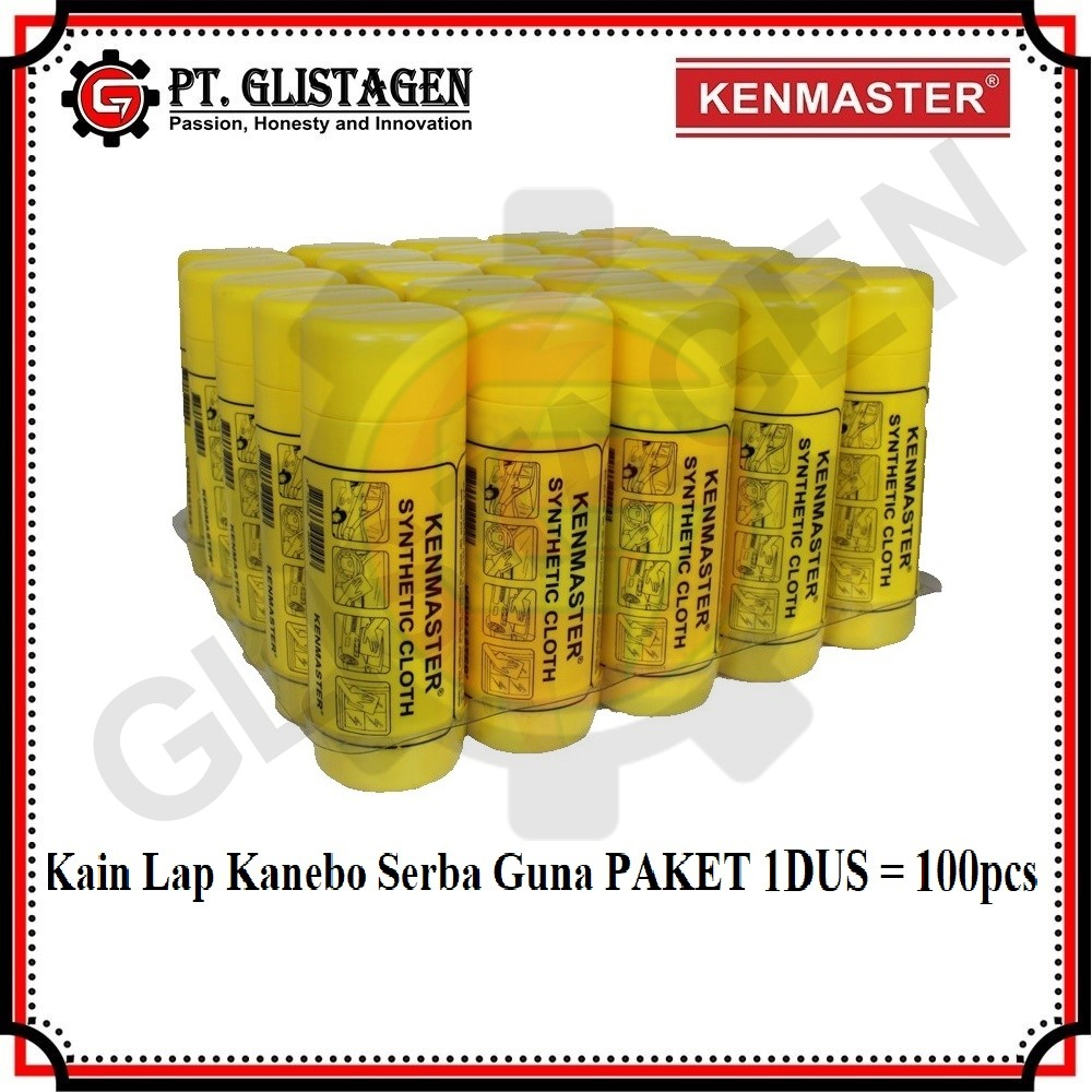 KENMASTER Kain Lap Kanebo Chamois Jumbo PAKET ( 1DUS=100pcs ) ORIGINAL