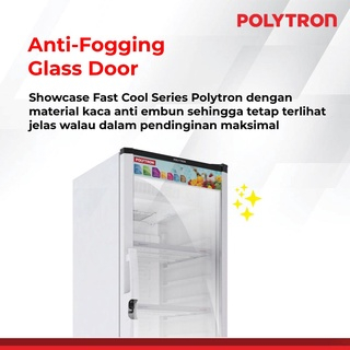 Showcase Polytron 3 Rak 190 liter SCN 141X