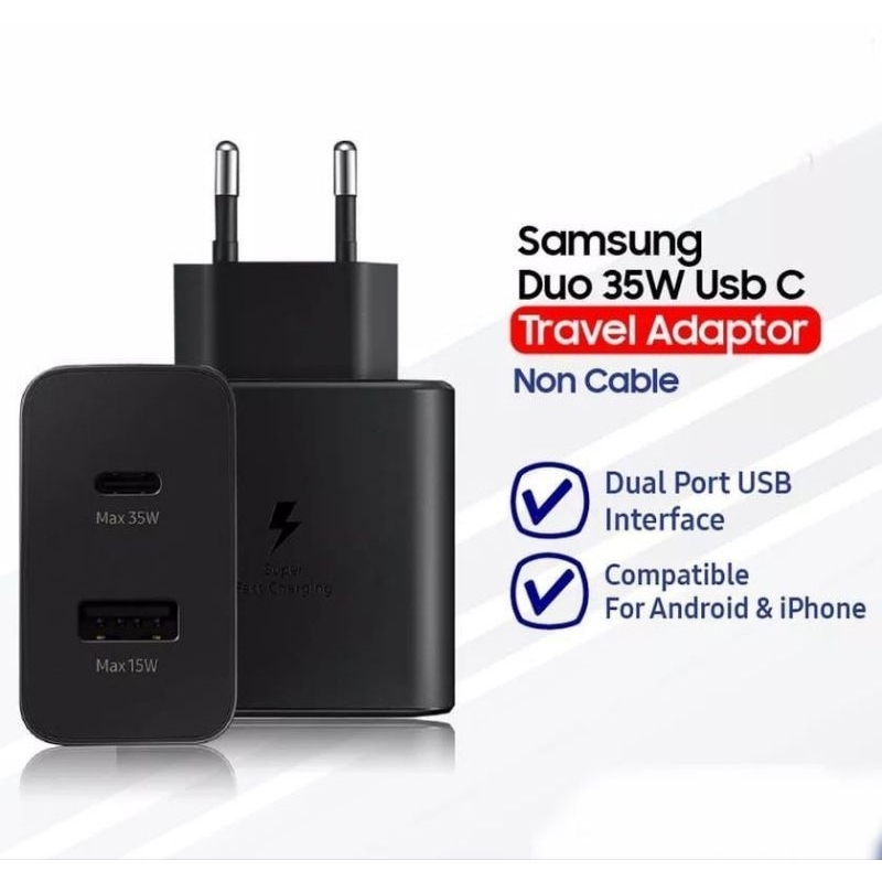 BATOK / KEPALA CHARGER SAMSUNG 35 WATT &amp; 65 WATT