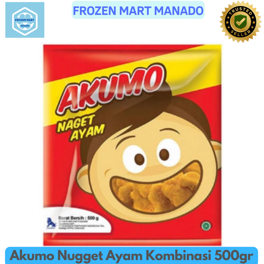 

Akumo Nugget Ayam Kombinasi 500gr - Frozen Mart Manado (Frozen Food Manado)