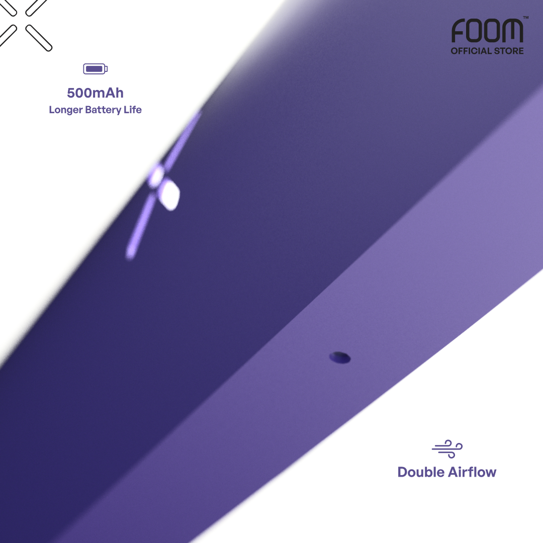 SPECIAL BUNDLING FOOM X WILD PURPLE PREFILLED (FREE LANYARD)