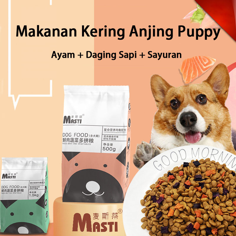 Makanan Pakan Premium Kucing Kering ADULT Kitten Anjing Puppy Suplemen Nutrisi Tuna Salmon Ayam