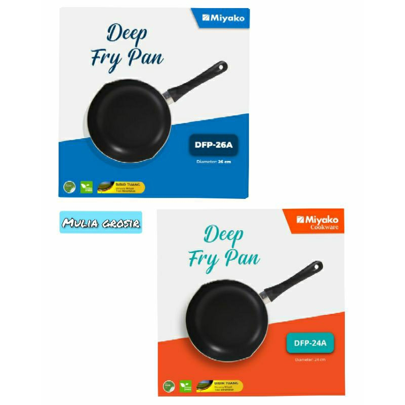 Micook Miyako Fry Pan Miyako Wajan Miyako 14cm 18cm 20cm 22cm 24cm 26cm dan 28cm