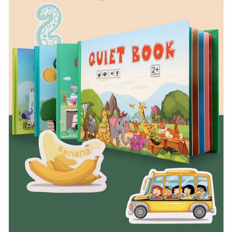BT JX31 Quiet Book - Buku Edukasi Anak