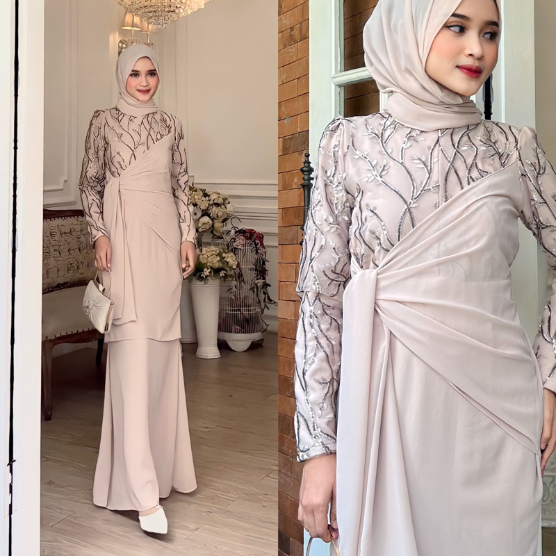 INARA DRESS FREE HIJAB MALAYSIAN LOOK