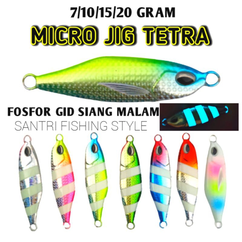 Umpan pancing Micro jig killer 10|15|20gram/metal jig tetra kiler