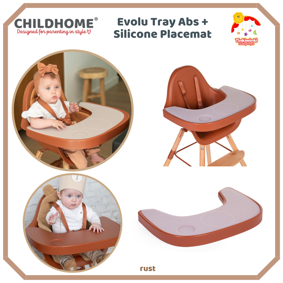 CHILDHOME Evolu Tray Abs + Silicone Placemat