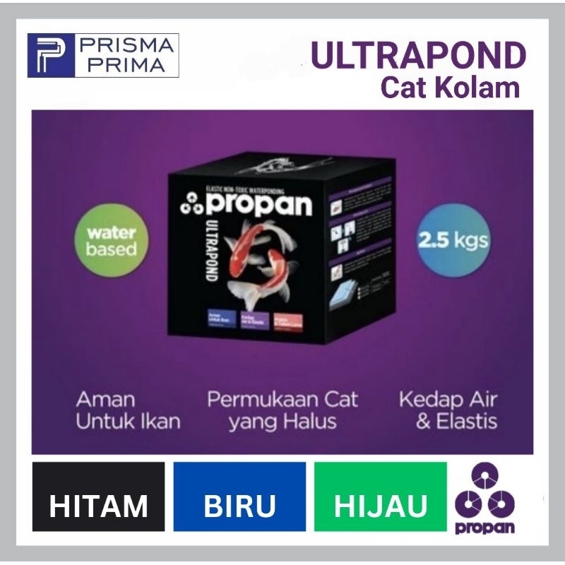 Propan Ultrapond Cat Kolam Ikan Koi Pelapis Anti Bocor Waterproofing
