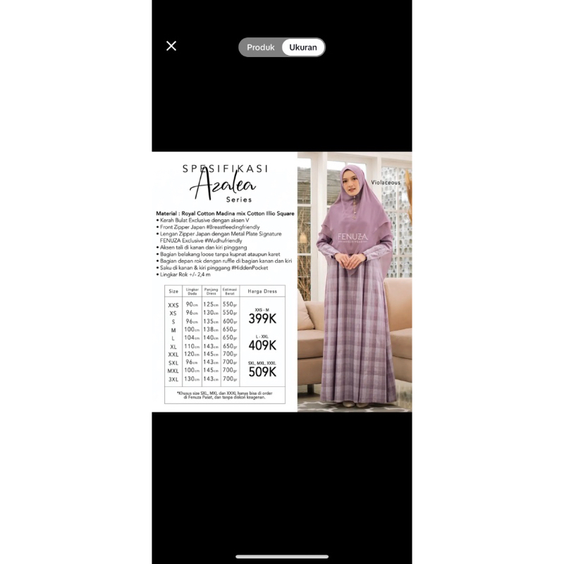 Azalea Fenuza New With Tag harga sale size M