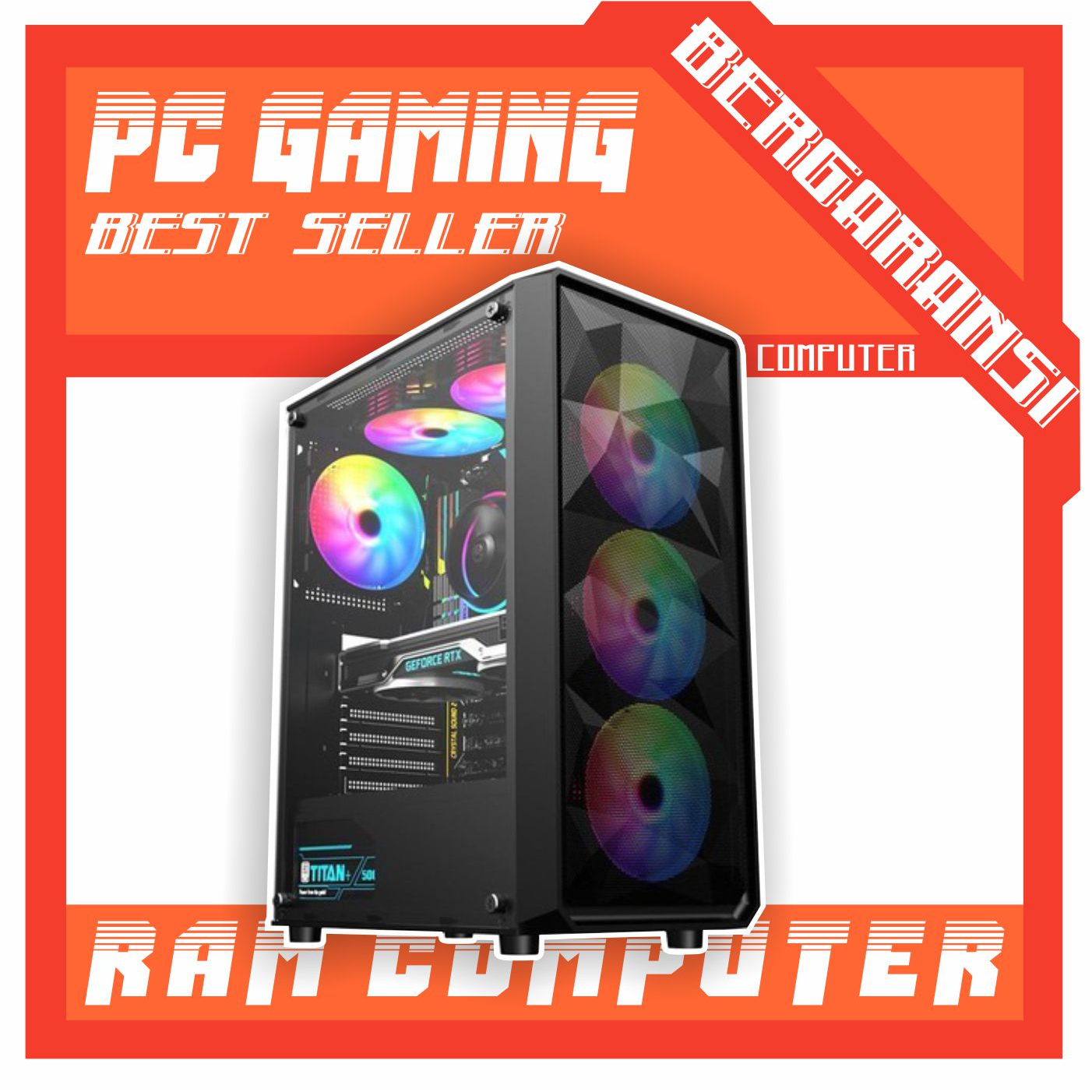 PC Gaming Intel - i5-3470 - HDD 1TB - TERMURAH - FREE INSTAL SOFTWARE