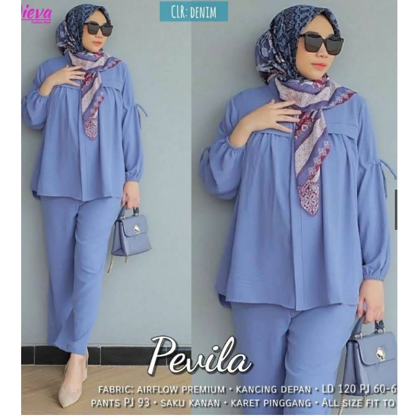 SETELAN PEVILA - ONE SET WANITA UMBO - SET PEVILA JUMBO -  ONE SET WANITA XXL / baju wanita kekinian / setcel wanita one set wanita terbaru