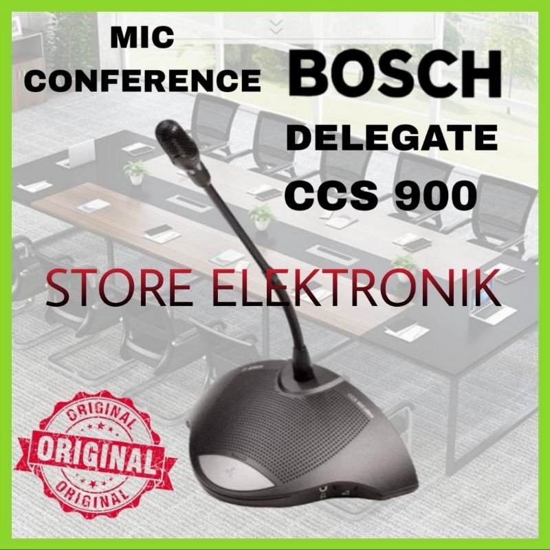 MIC CONFERENCE SYSTEM DELEGATE BOSCH CCC 900 GARANSI RESMI ORIGINAL