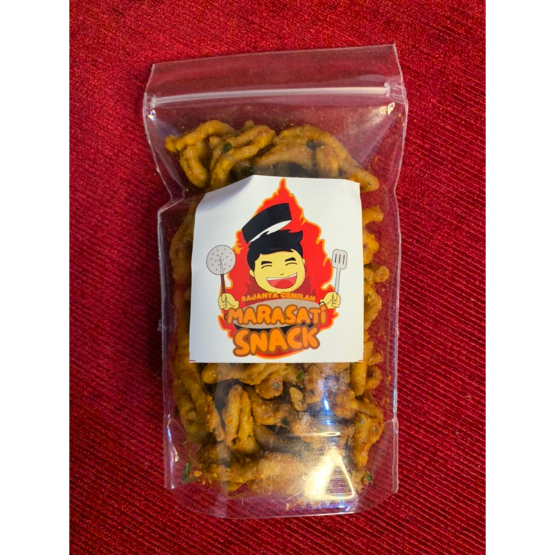 

Usus Ayam Crispy Bumbu Cikruh daun jeruk (100gr)/Usus sultan