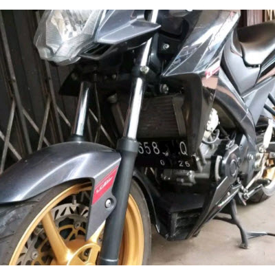 (BISA COD) Aksesories Variasi Breket Nomer Kolong Motor Yamaha Vixion, Nopol, Plat, Bracket vixion a