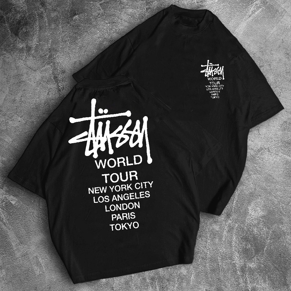 GSC - Kaos Oversize Sttusy WORLD TOUR // Kaos Oversize Terbaru