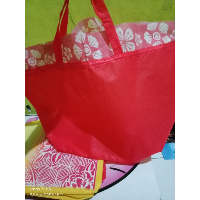 

Tas Spunbond/Tas serut polos/Tas Hajatan/Tas Khitanan
