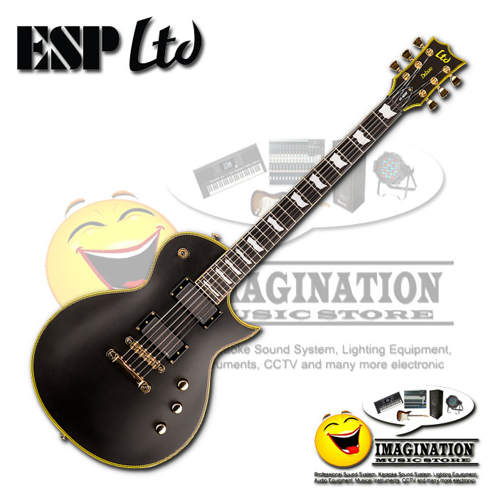 ESP LTD Deluxe EC-1000 in Vintage Black with Gold Hardware