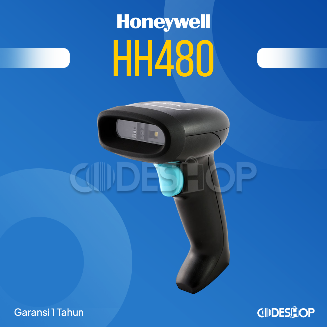 Scanner Barcode Honeywell HH480 Handheld USB Imager 1D &amp; 2D - HH 480