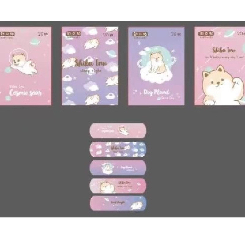 Plester Luka Anak Dewasa Waterproof Isi 20 Pcs Motif Karakter Lucu Pembalut Luka Tahan Air 20pcs Hansaplas Band Aid Korea