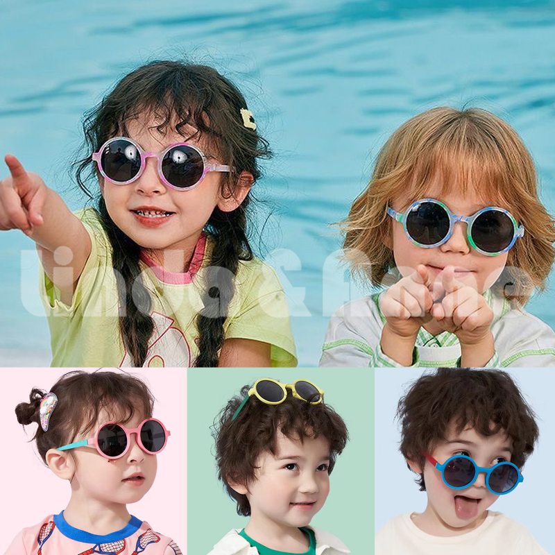 Kacamata Hitam Bulat Anak - Kacamata Pantai New Trend Fashion Import