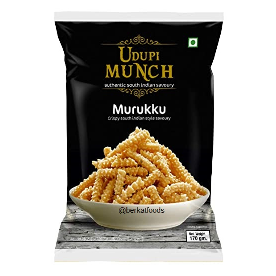 

Murukku Salted Udupi Munch Chheda's / Snack Cemilan Renyah South India