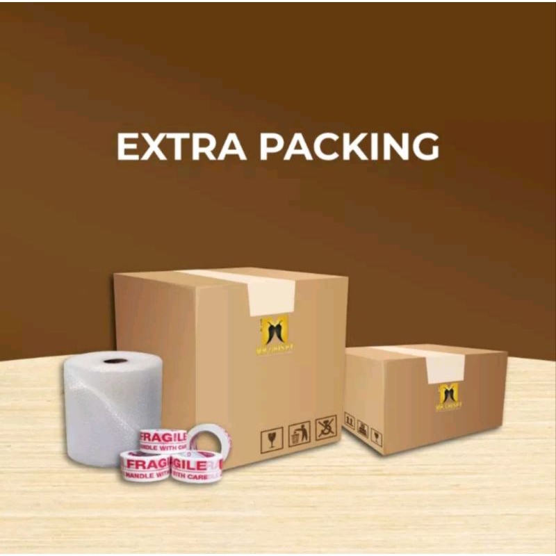 

extra packing dus / tambahan packing dus /tambahan bubble wrape/box