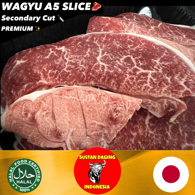 

WAGYU A5 SLICE BEEF SECONDARY CUT 200 GRAM SHABU PREMIUM IMPORT JAPAN/ WAGYU A5 SLICE SHABU/ JAPANESE WAGYU A5 SLICED/ WAGYU A5 SLICE JAPAN/ WAGYU A5