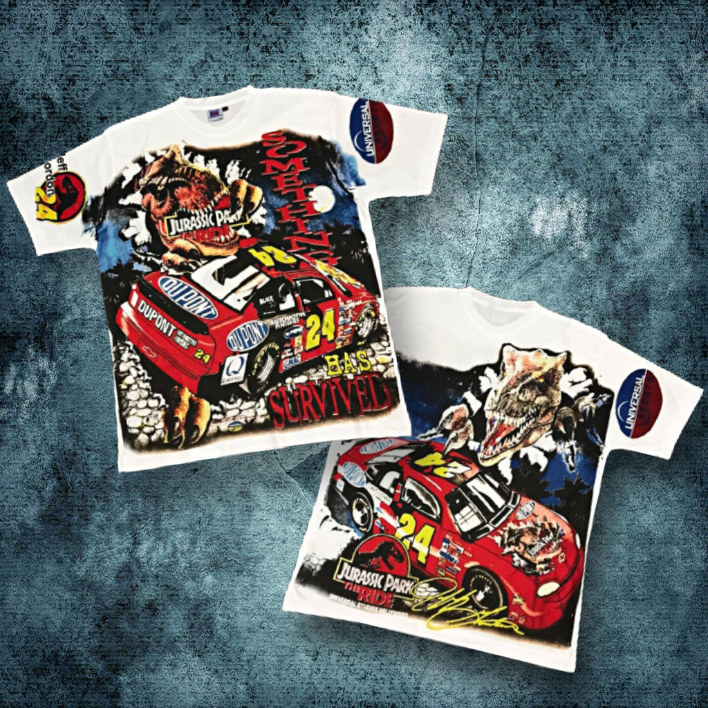 KAOS TAG THAILAND JURASSIC PARK 01 AOP (ALL OF PRINT) | KAOS CARTOON KARTUN ANIME KOMIK COMIC FULLPR