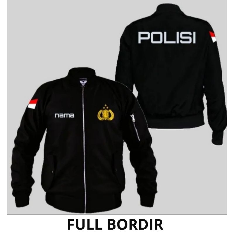 JAKET POLISI / JAKET BOMBER POLISI / JAKET SERAGAM POLISI  / JAKET DINAS POLISI