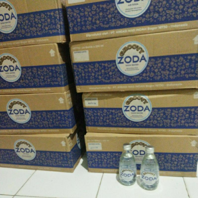 

Zoda Air Soda 1 Karton isi 24 botol Gojek Grab