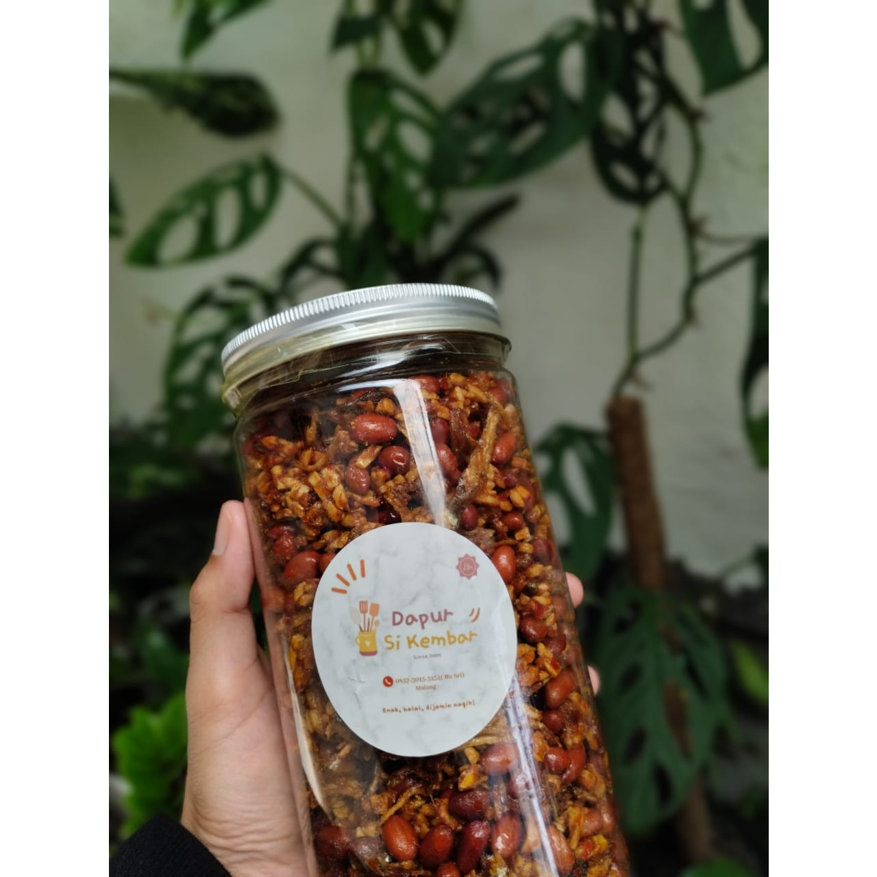 

Kering Teri Tempe Kacang Dapur Si kembar 400gr